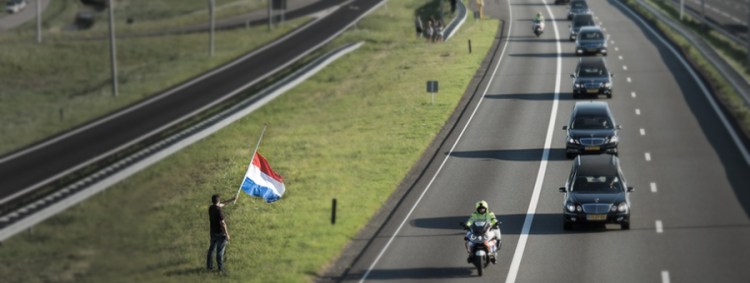Funeral Procession Victims MH17 in the Netherlands