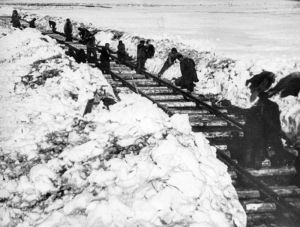 Workuta-Eisenbahnbau